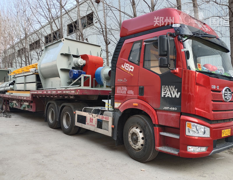 年產(chǎn)10萬(wàn)噸干粉砂漿生產(chǎn)線發(fā)往南京